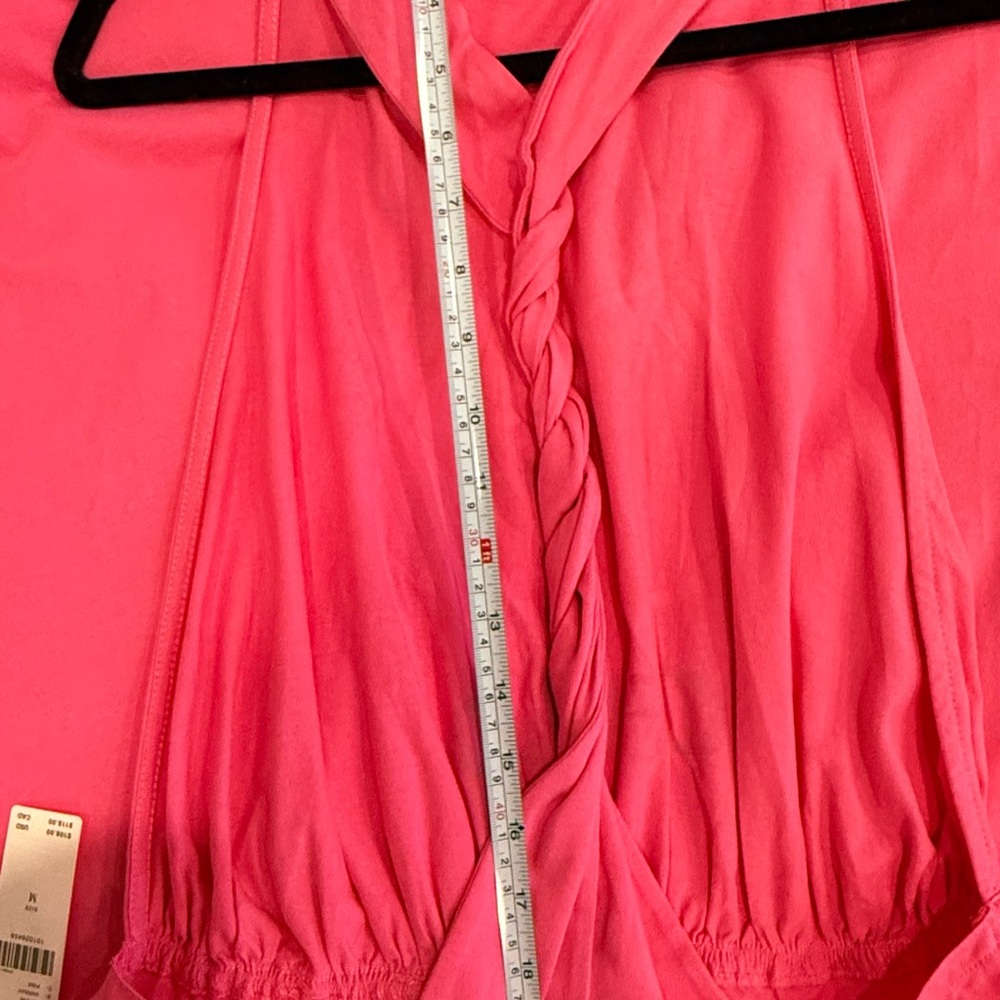 NWT Anthropology Jordan Nickson X Celandine Pink Twist-Back T-Shirt Maxi Dress. - Picture 7 of 8